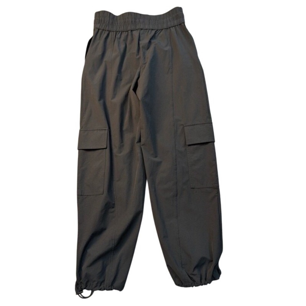 JoyLab ~Black Lightweight High-Rise Cargo Parachute Jogger Pants - Women's Small - Picture 2 of 14